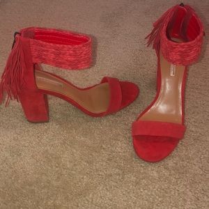 Bcbgeneration size 7.5 red sandal